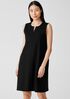Cotton Ponte Zip-Up Dress