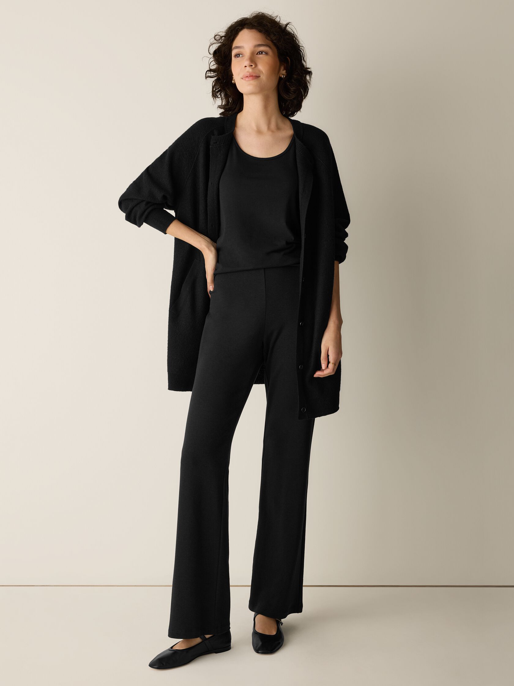 Cozy Brushed Terry Hug Kick Pant