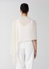 Sheer Silk Georgette Wrap