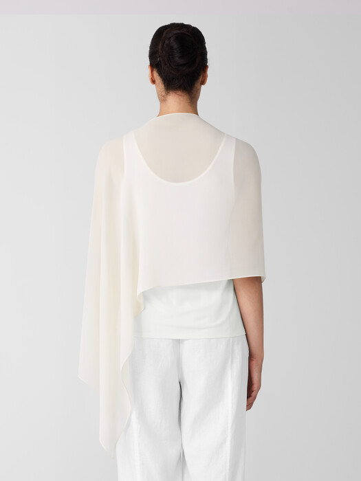 Sheer Silk Georgette Wrap