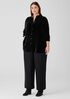 Sandwashed Cupro Wide-Leg Pant