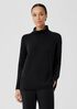 Peruvian Organic Cotton Crimp Turtleneck Top