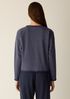 Striped Cozy Brushed Terry Box-Top
