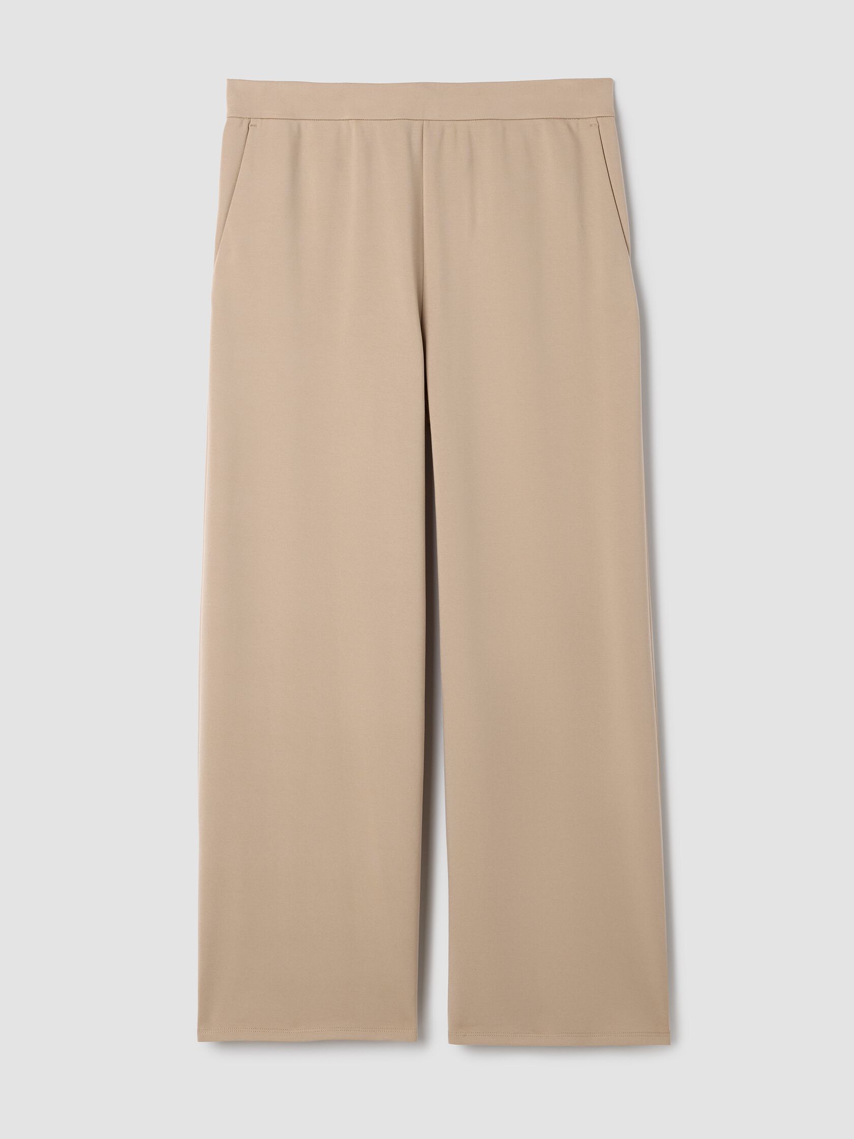 Washable Flex Ponte Wide-Leg Pant