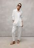 Slubby Organic Cotton Linen Lantern Pant