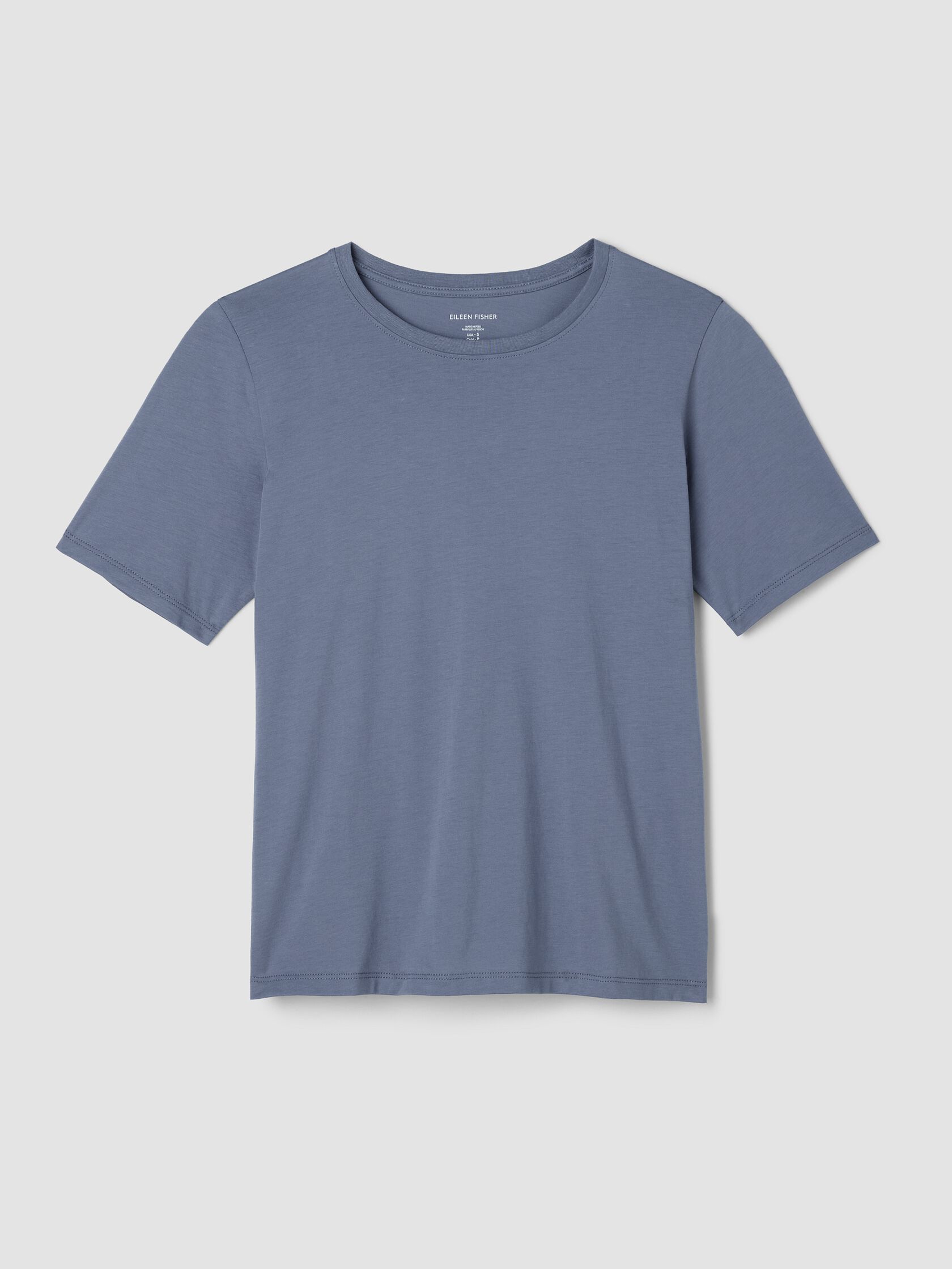 Organic Pima Cotton Jersey Round Neck Tee