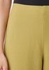 Boiled Wool Jersey Straight Pant