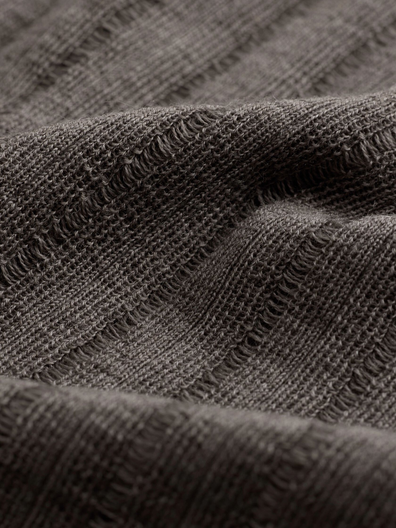 Superfine Merino Crew Neck Top in Regenerative Wool