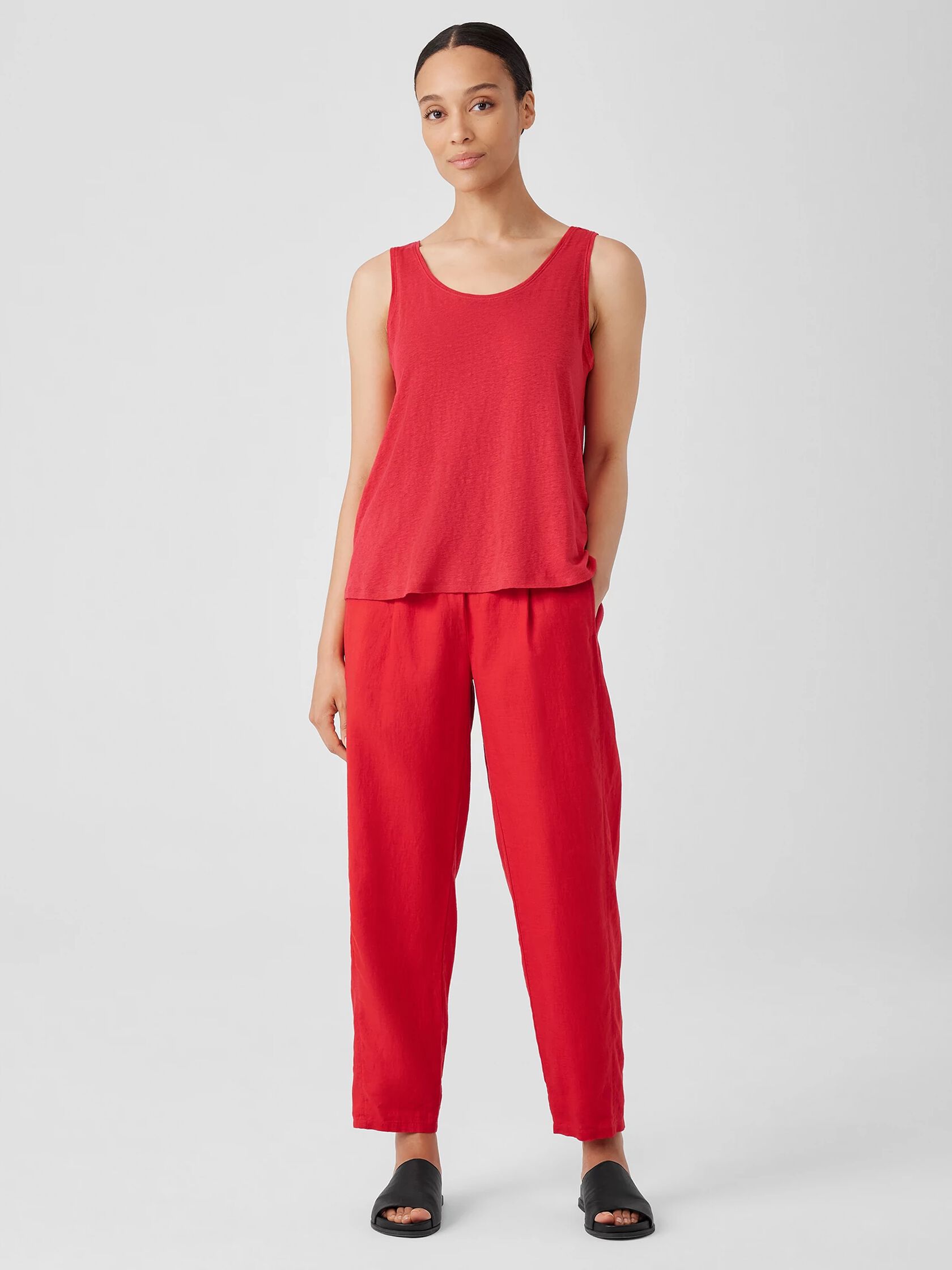 Organic Linen Lantern Pant