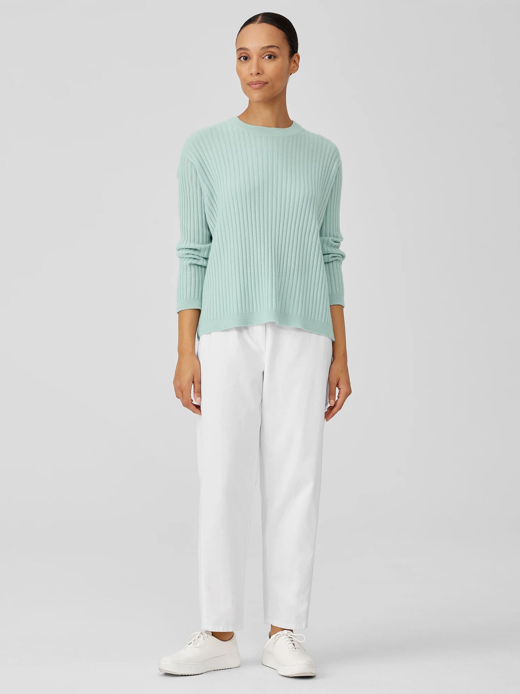 Italian Cashmere Crew Neck Top
