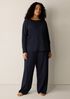 Organic Cotton Interlock Straight Sleep Pant