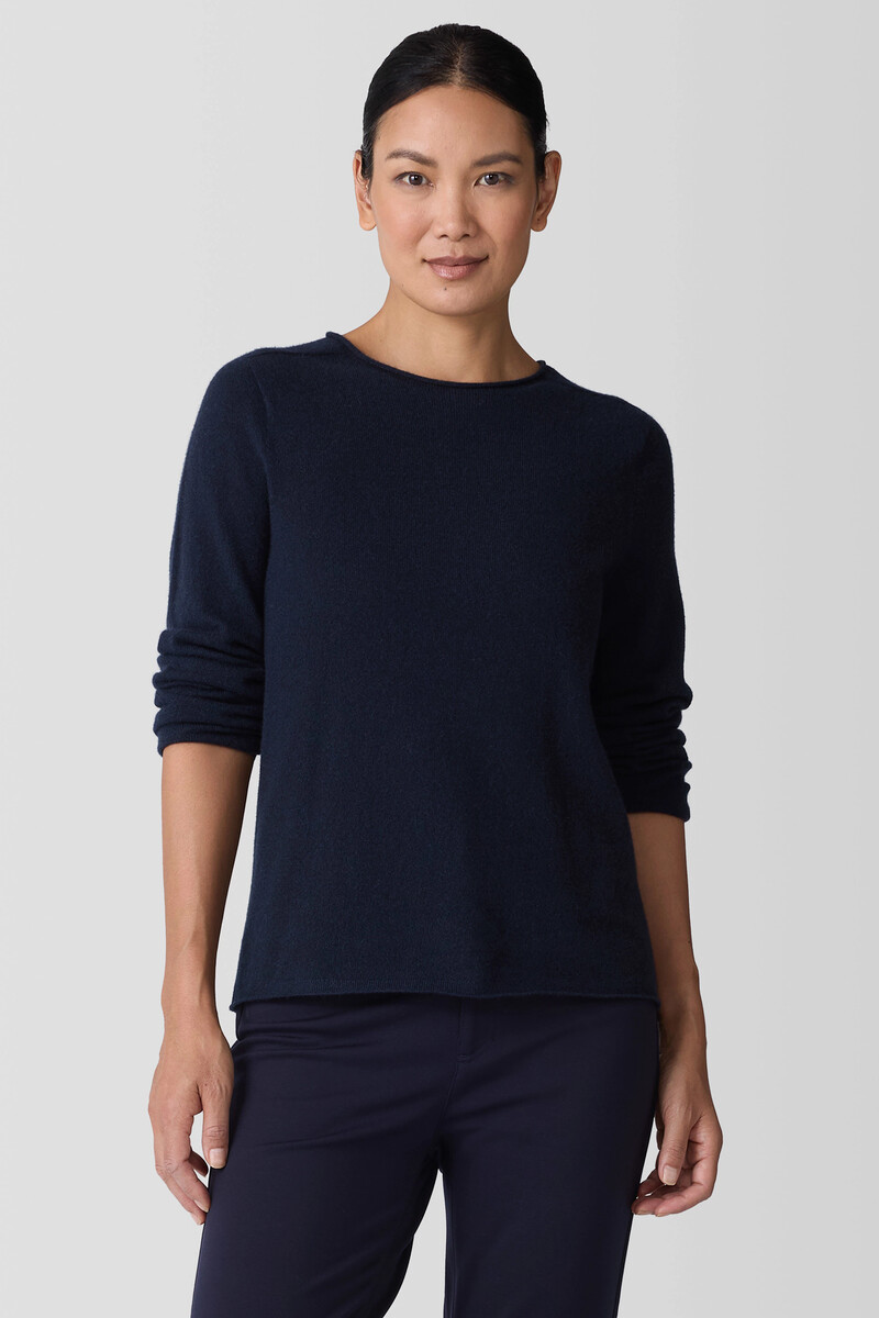 Italian Cashmere Crew Neck Top Italian Cashmere Crew Neck Top