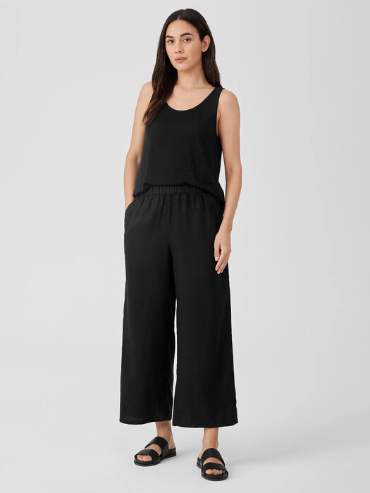 Organic Linen Wide-Leg Pant