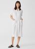 Organic Cotton Gauze Mandarin Collar Dress