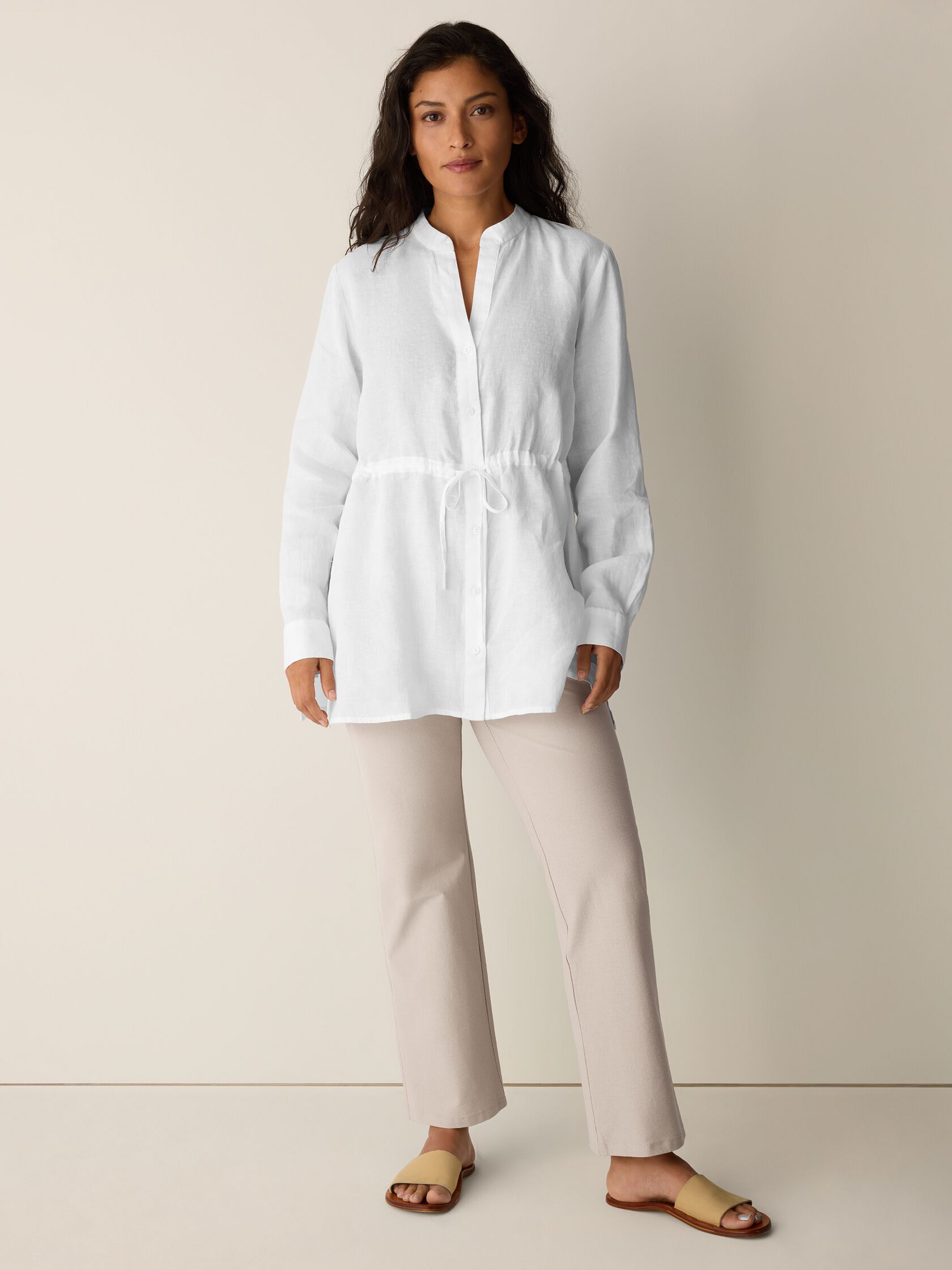 Washable Stretch Crepe Kick Pant