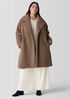 Cozy Recycled Wool Boucle Notch Collar Coat
