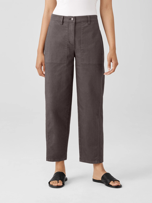 Organic Cotton Denim Lantern Pant