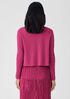 Organic Linen Cotton Airy Tuck Cropped Cardigan
