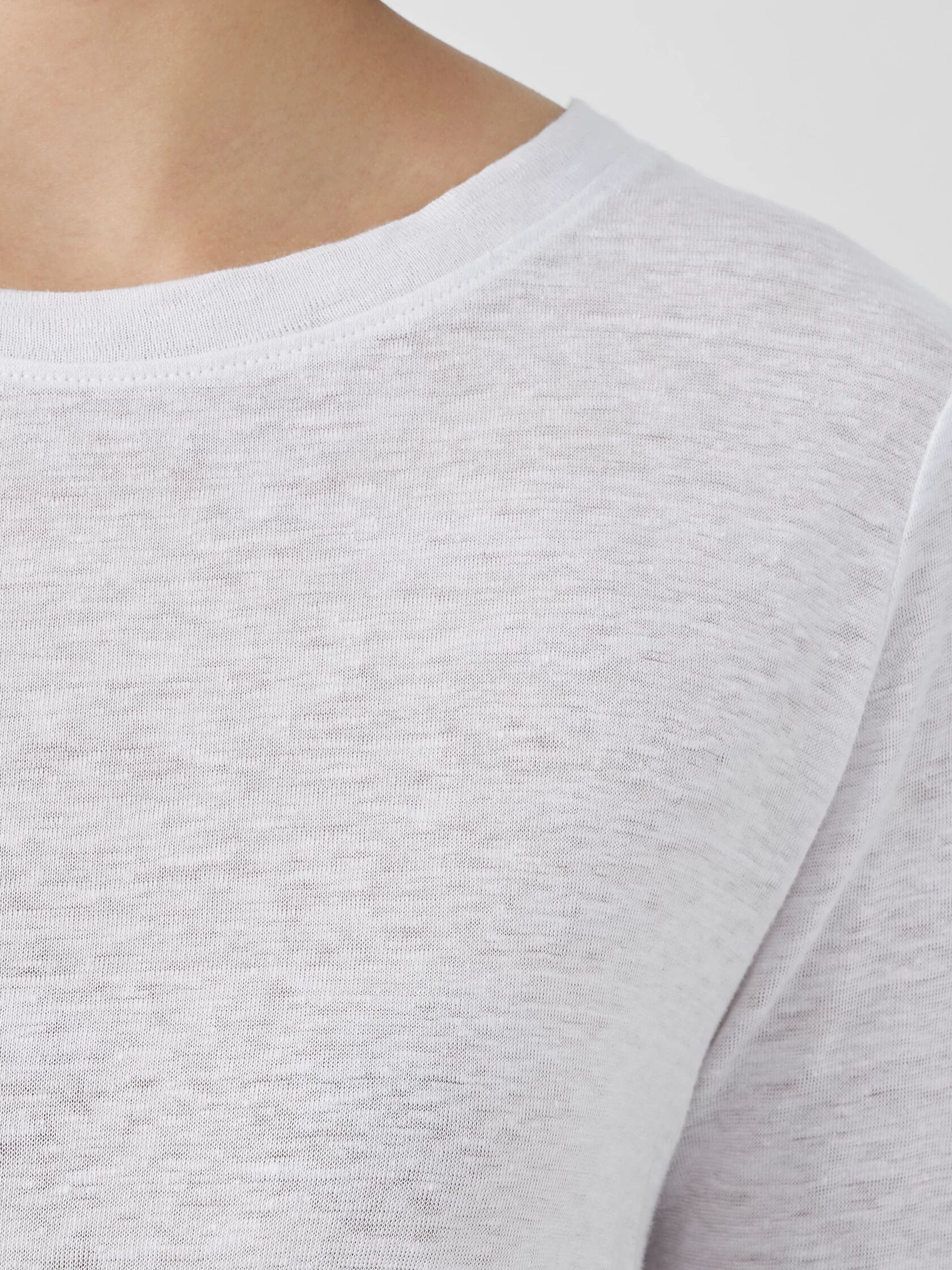 Organic Linen Jersey Long-Sleeve Tee