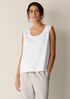 Organic Pima Cotton Jersey Scoop Neck Tank