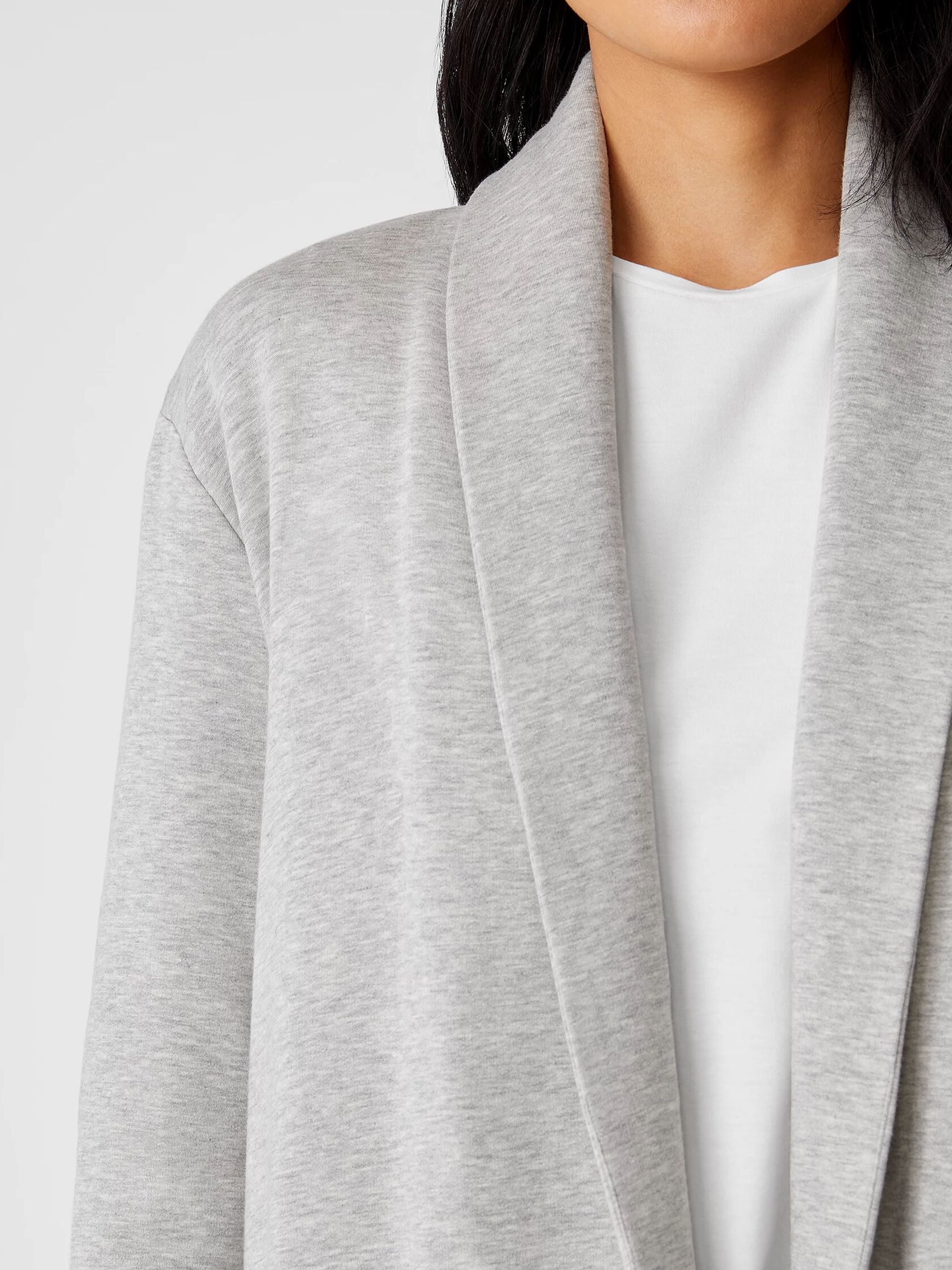 Cozy Brushed Terry Padded Coat