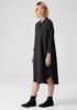 Soft Wool Flannel Shirtdress