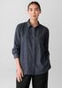 Airy Organic Cotton Twill Classic Collar Shirt