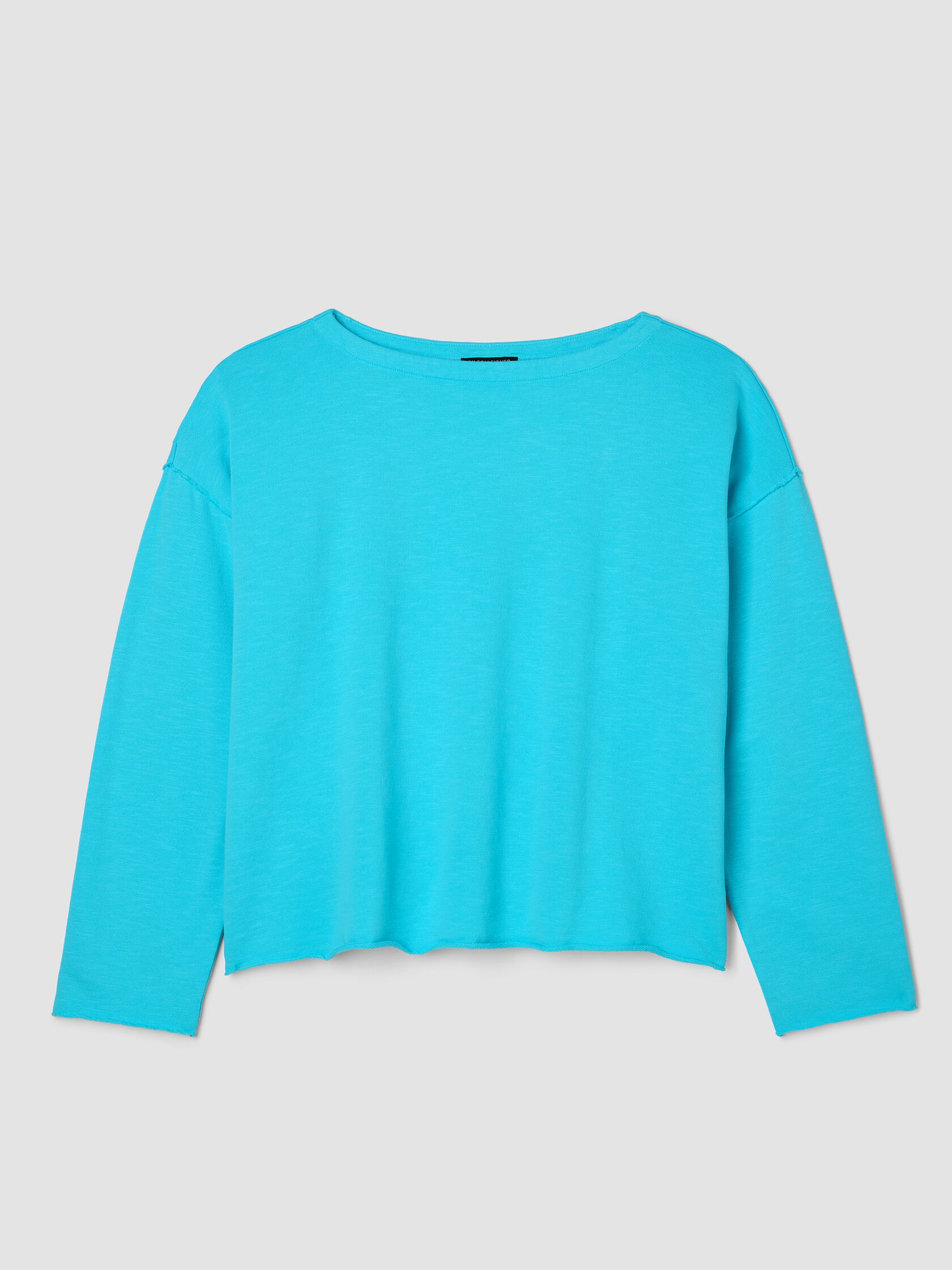 Garment-Dyed Organic Cotton Terry Box-Top