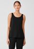 Organic Cotton Interlock Scoop Neck Sleep Tank