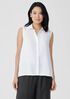 Handkerchief Linen Sleeveless Shirt