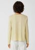 Organic Linen Jersey Crew Neck Top