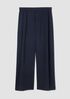 Stretch Jersey Knit Pleated Straight Pant