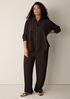 Woven Pliss&eacute; Classic Collar Shirt