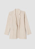 Organic Linen Long Blazer