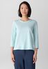 Organic Pima Cotton Jersey 3/4-Sleeve Tee