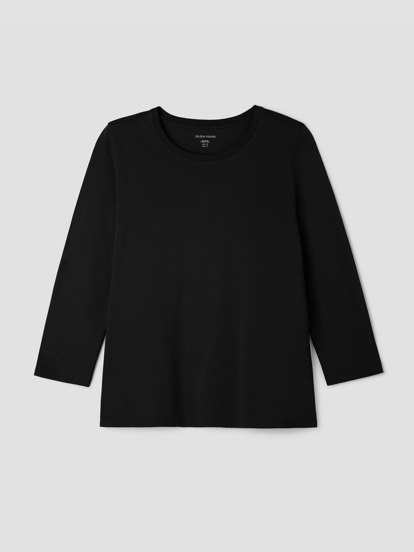 Organic Pima Cotton Jersey Long-Sleeve Tee