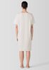 Striped Organic Cotton Interlock Sleep Dress