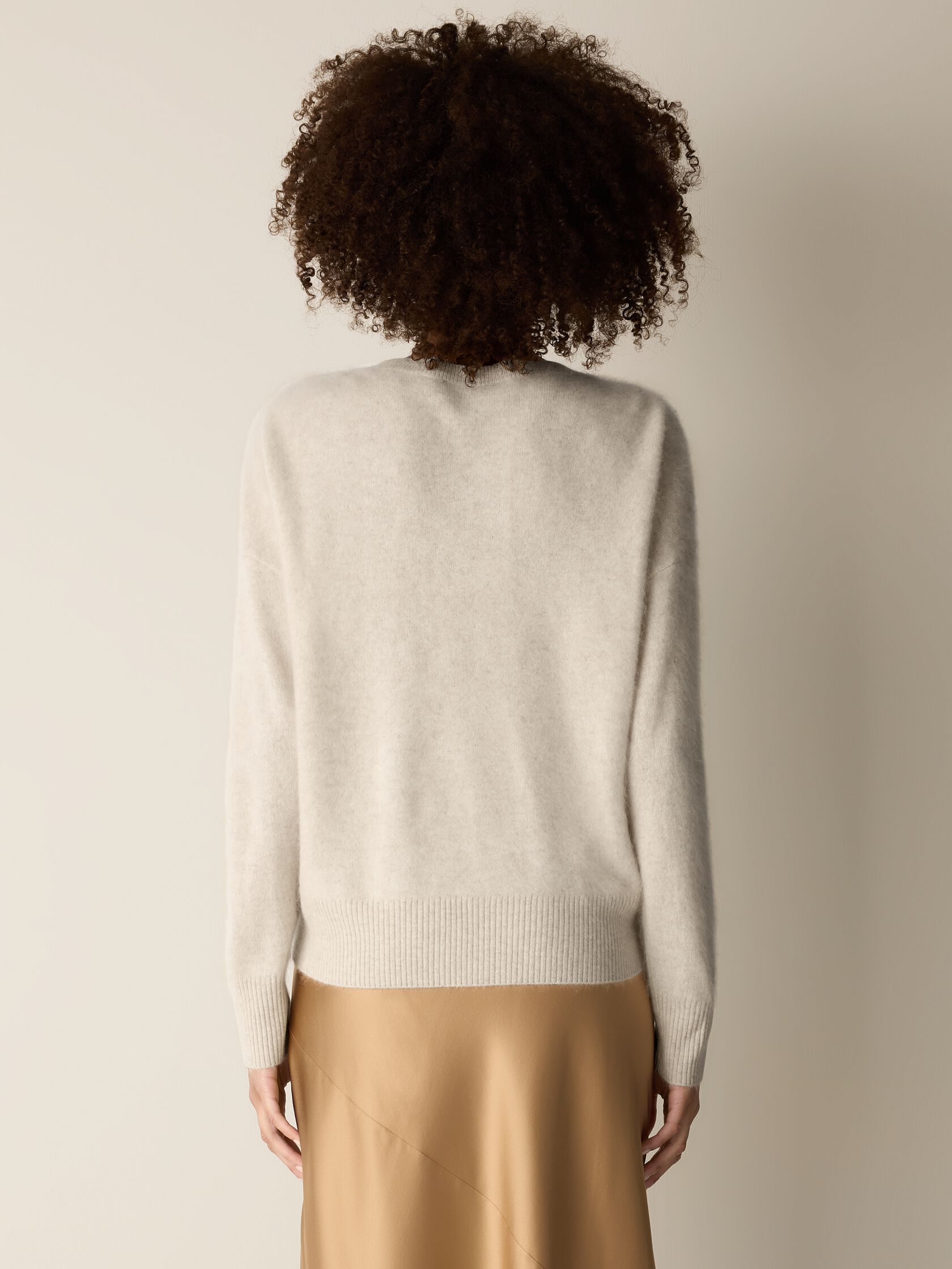 Cashmere Fluff Crew Neck Top
