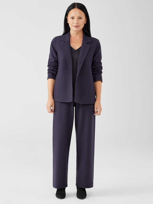 Boiled Wool Jersey Blazer