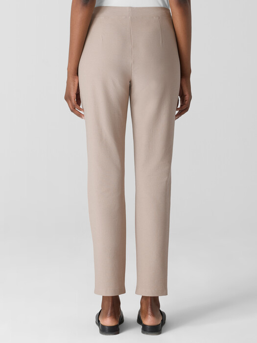 Washable Stretch Crepe Slim Pant