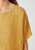 Washed Organic Linen Delave Top