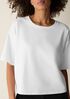 Pima Cotton Stretch Jersey Crew Neck Tee