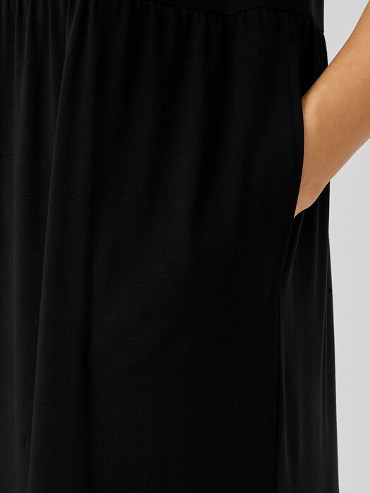 eileen fisher fine jersey tiered dress Fine Jersey Tiered Dress
