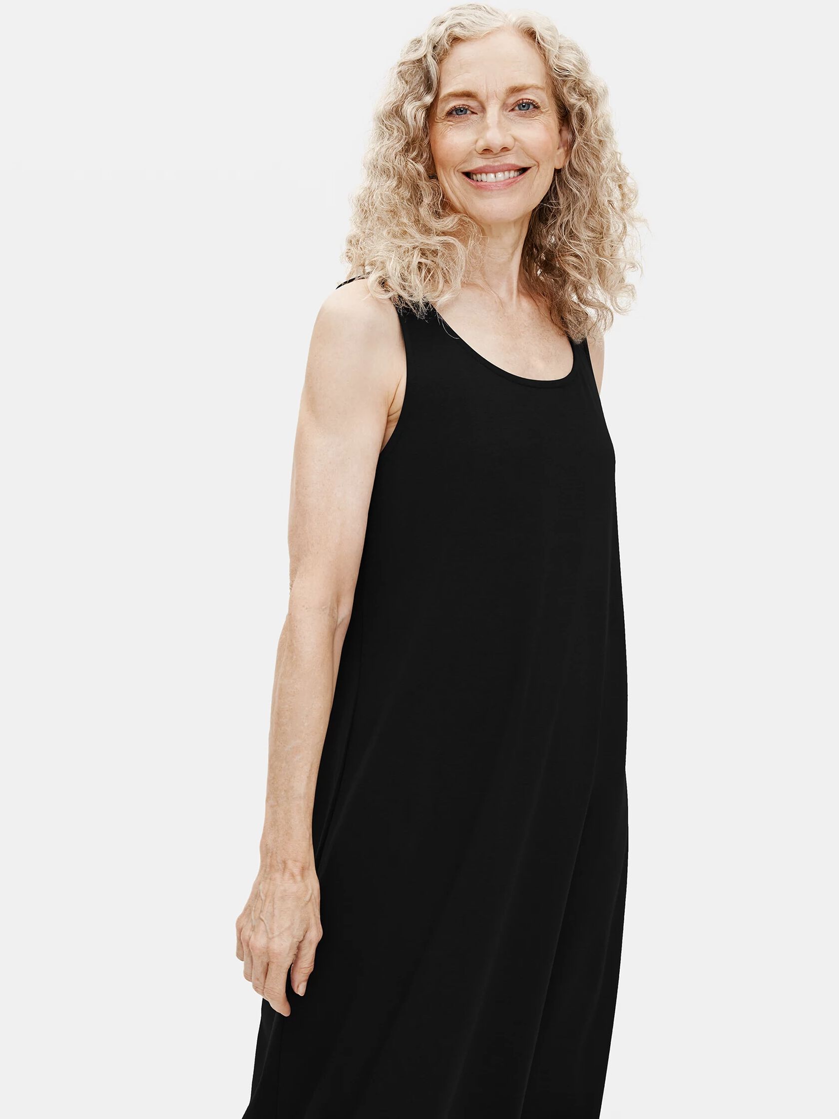 Organic Cotton Interlock Tank Sleep Dress