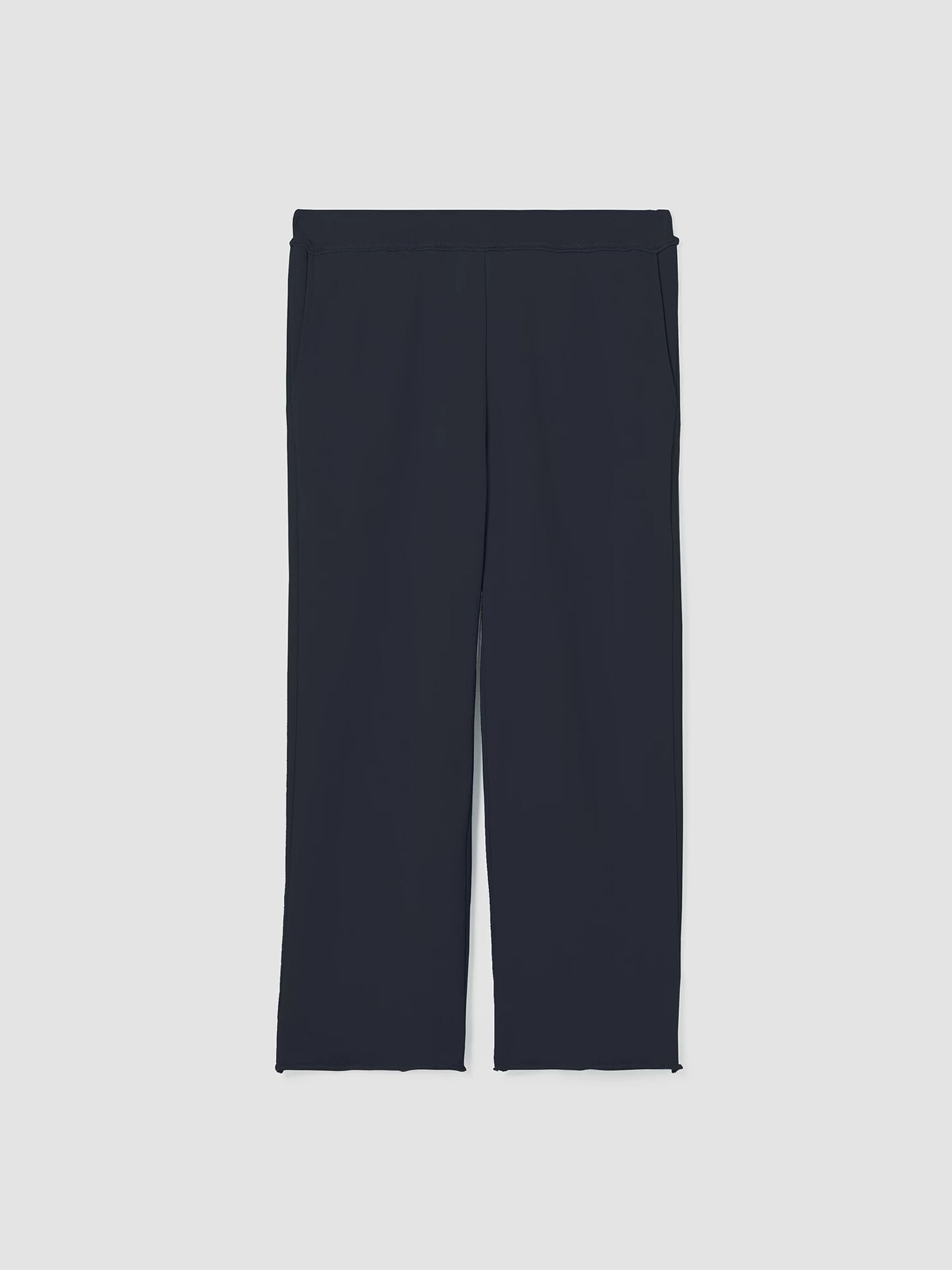 Organic Cotton French Terry Straight Pant