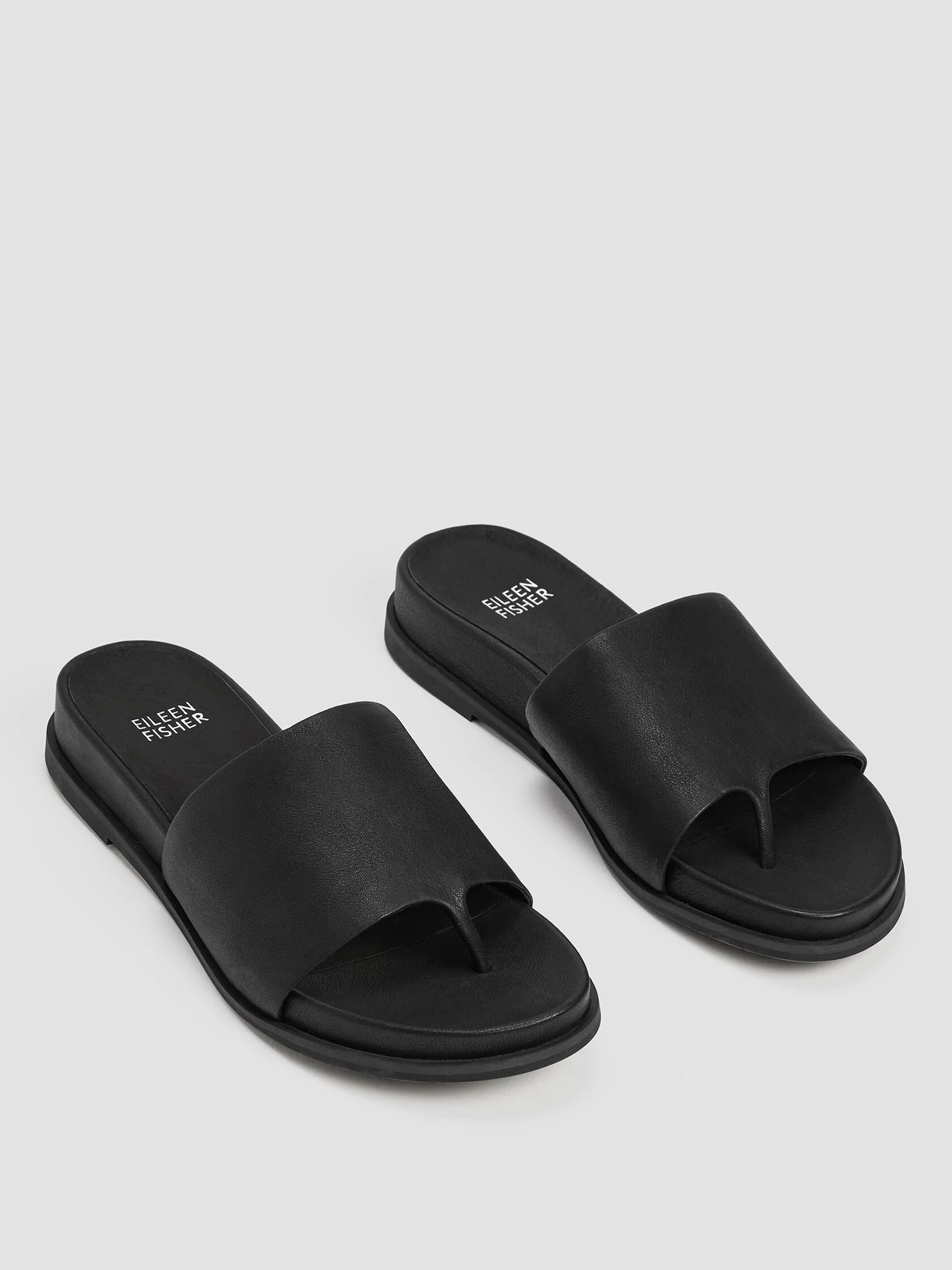 Duet Tumbled Leather Sandal EILEEN FISHER