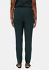 Washable Stretch Crepe Slim Ankle Pant