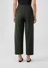 Boiled Wool Jersey Wide-Leg Pant