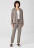 Organic Cotton Ponte Blazer