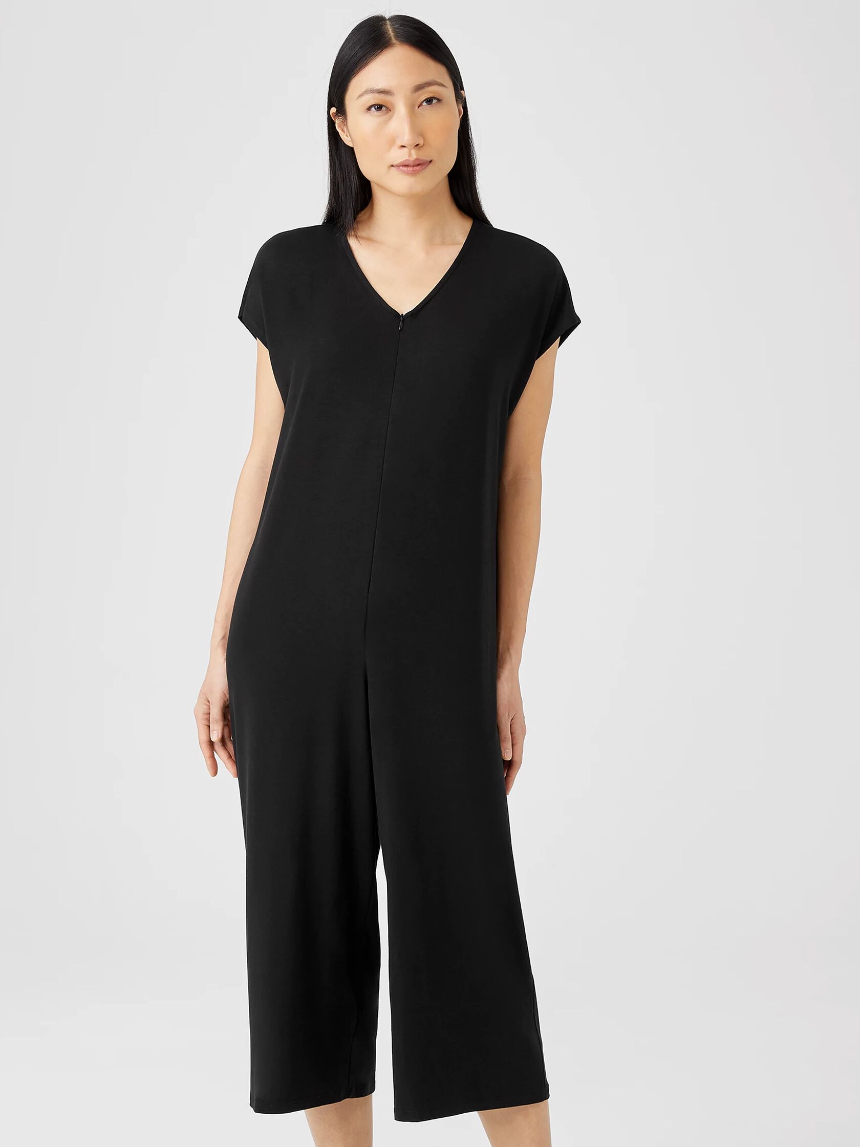 Fine Jersey Wide-Leg Jumpsuit